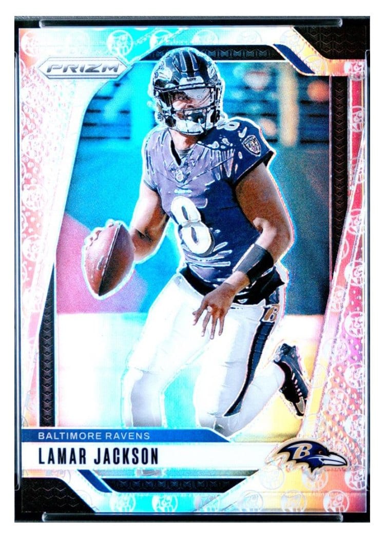 2024 Panini Prizm Base Set Lamar Jackson #19 card