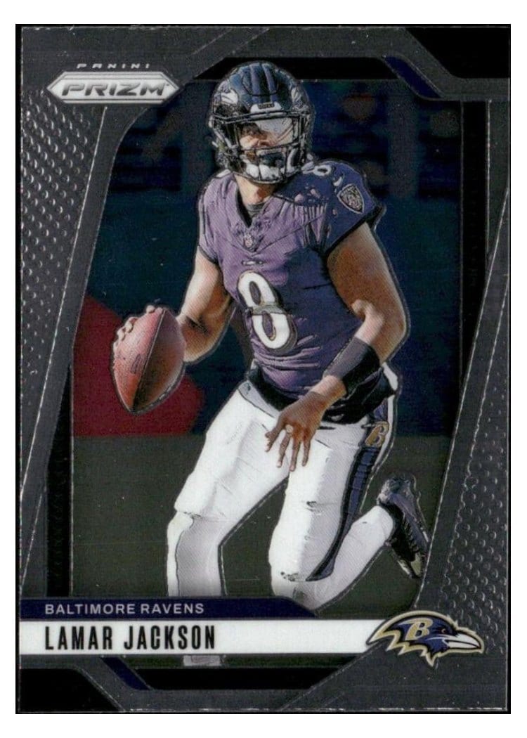 2024 Panini Prizm Base Set Lamar Jackson #19 card