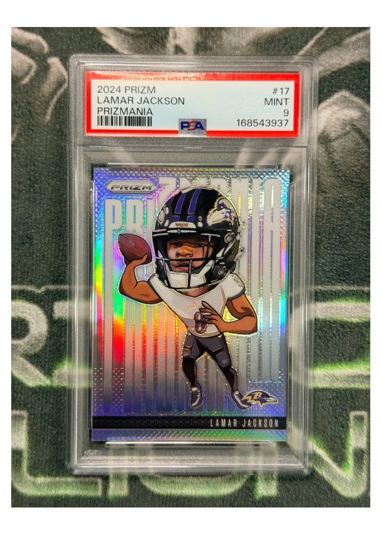 2024 Panini Prizm Prizmania Lamar Jackson #17 card