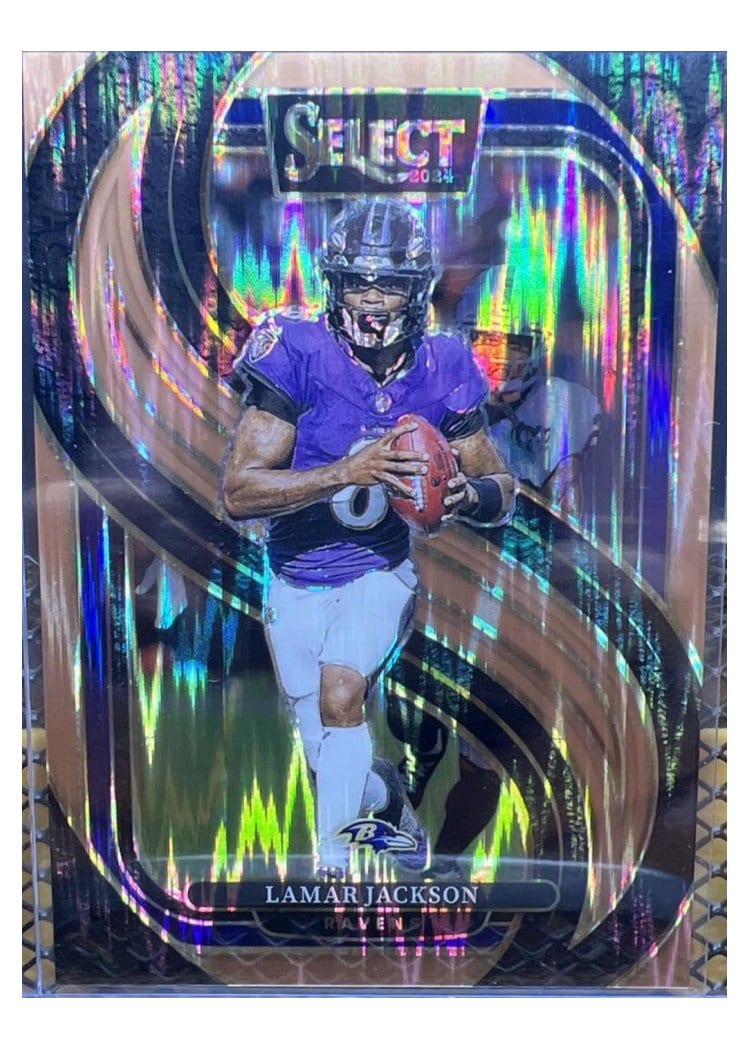 2024 Panini Select Lamar Jackson #121 card
