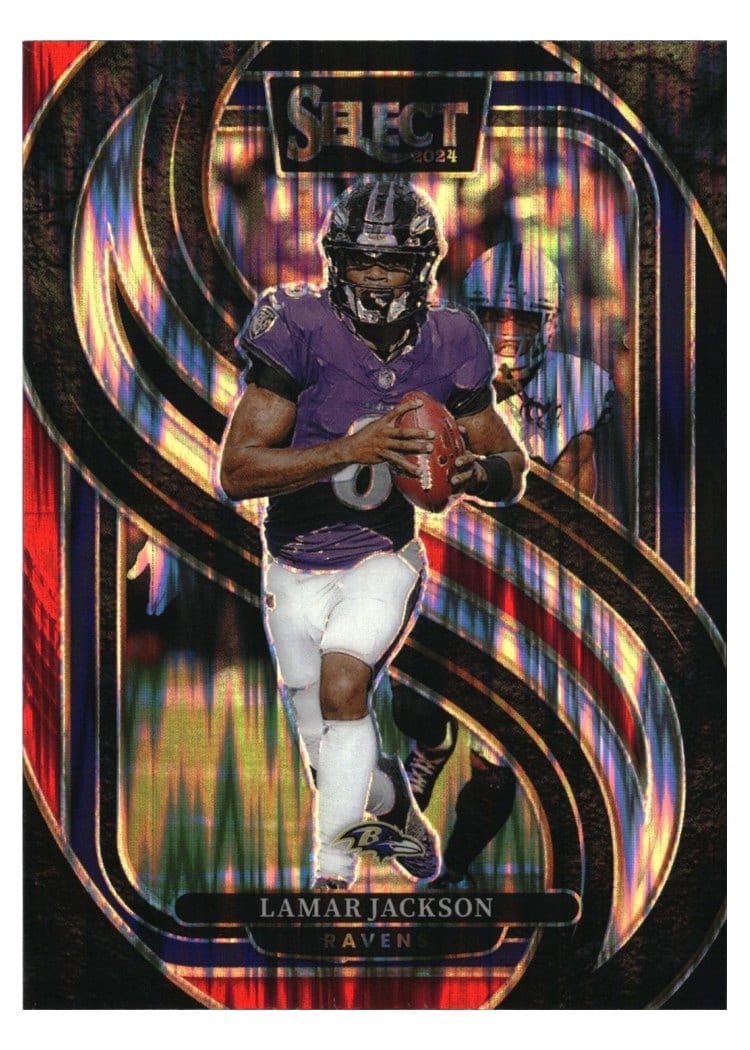 2024 Panini Select Lamar Jackson #121 card