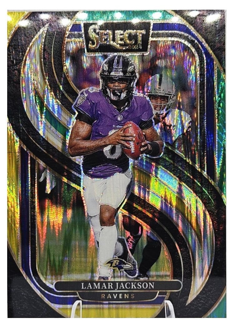 2024 Panini Select Lamar Jackson #121 card