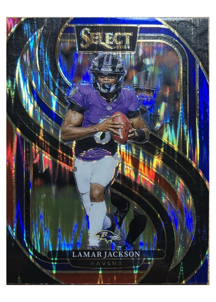 2024 Panini Select Lamar Jackson #121 card