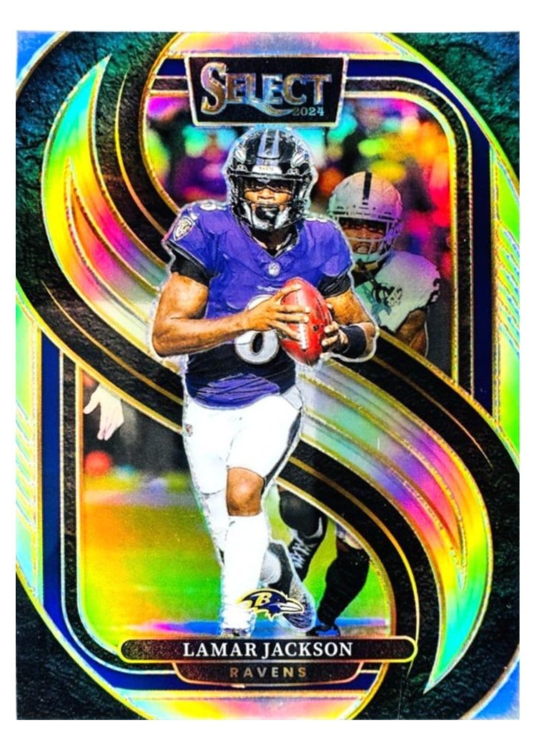 2024 Panini Select Lamar Jackson #121 card