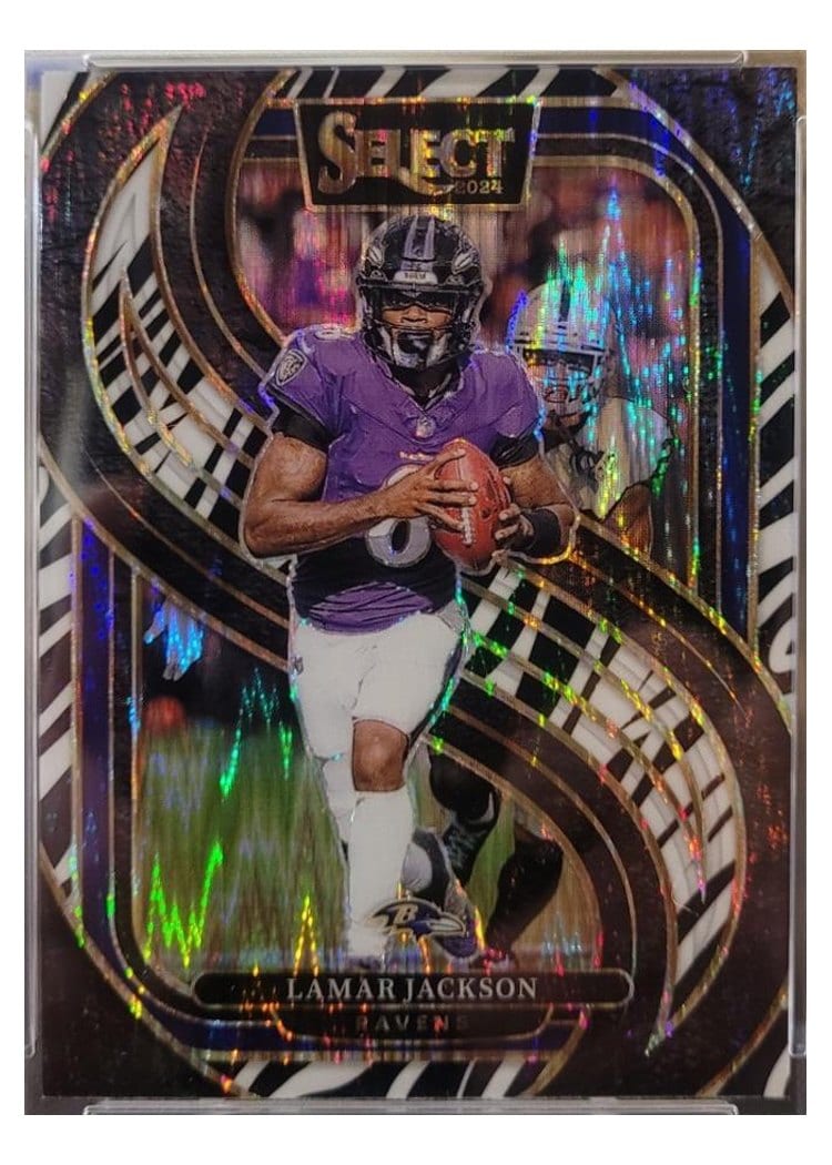 2024 Panini Select Lamar Jackson #121 card