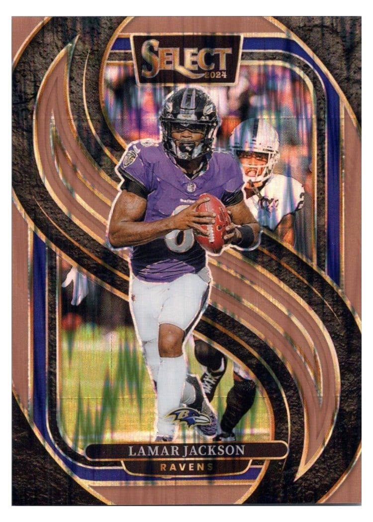 2024 Panini Select Lamar Jackson #121 card