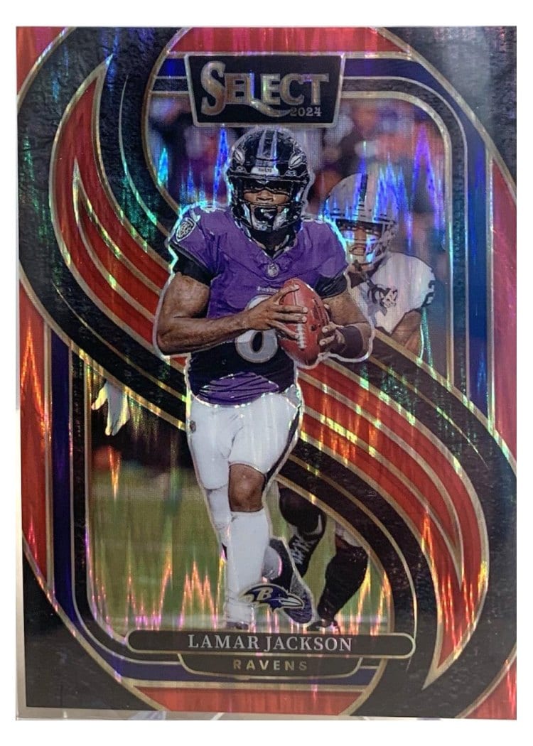 2024 Panini Select Lamar Jackson #121 card
