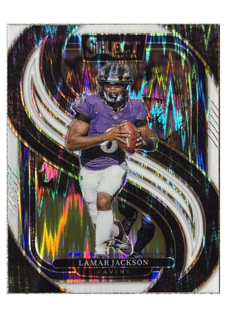 2024 Panini Select Lamar Jackson #121 card