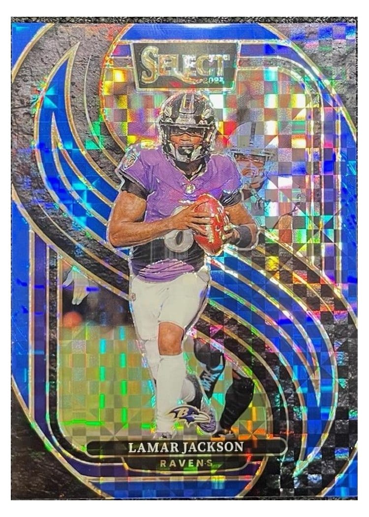 2024 Panini Select Lamar Jackson #121 card