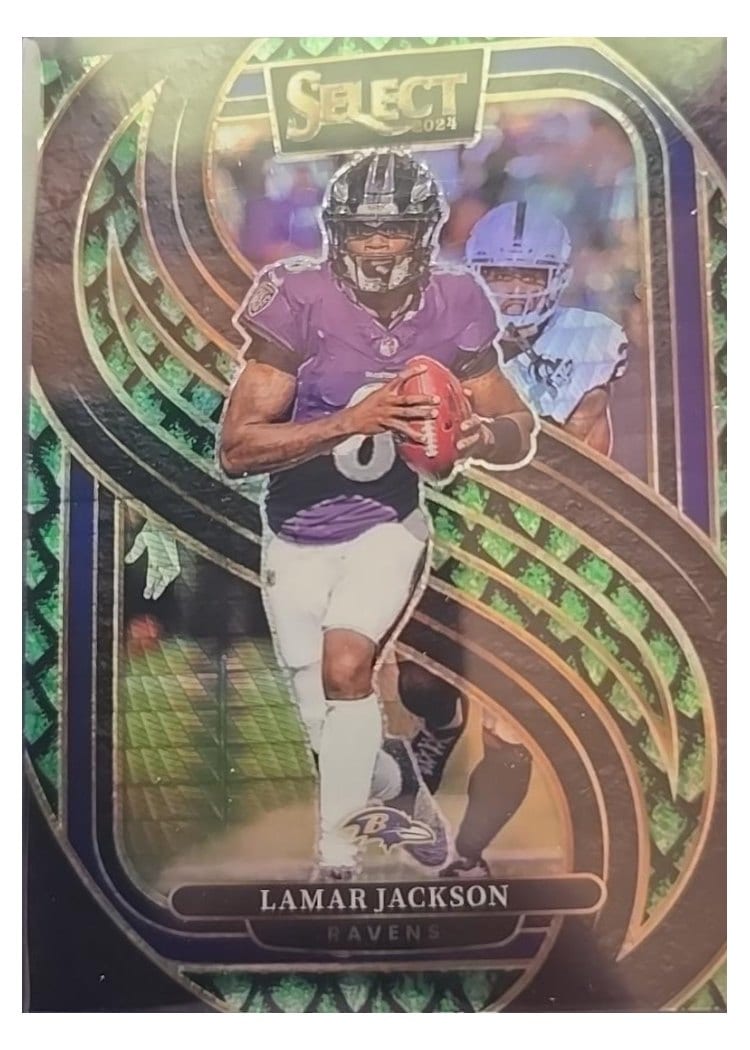 2024 Panini Select Lamar Jackson #121 card