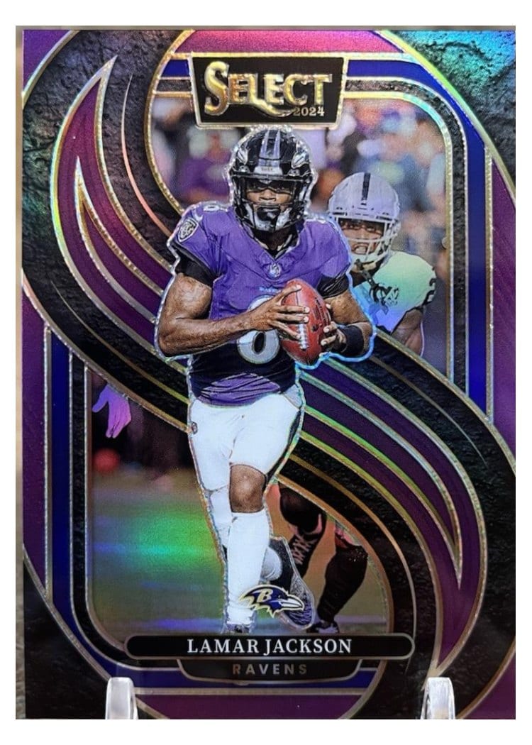 2024 Panini Select Lamar Jackson #121 card