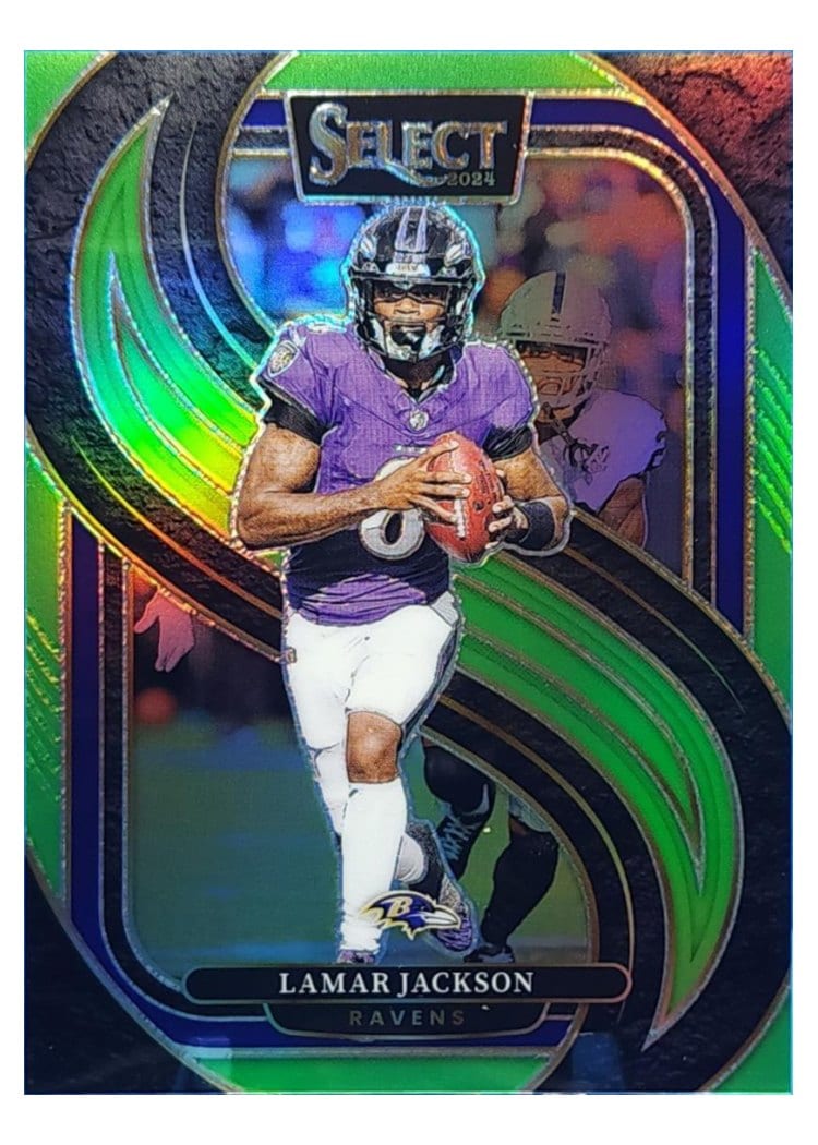 2024 Panini Select Lamar Jackson #121 card