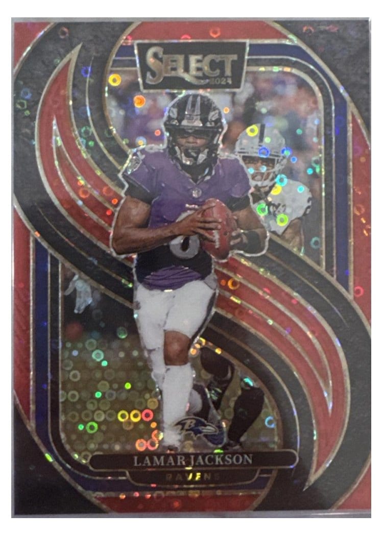 2024 Panini Select Lamar Jackson #121 card