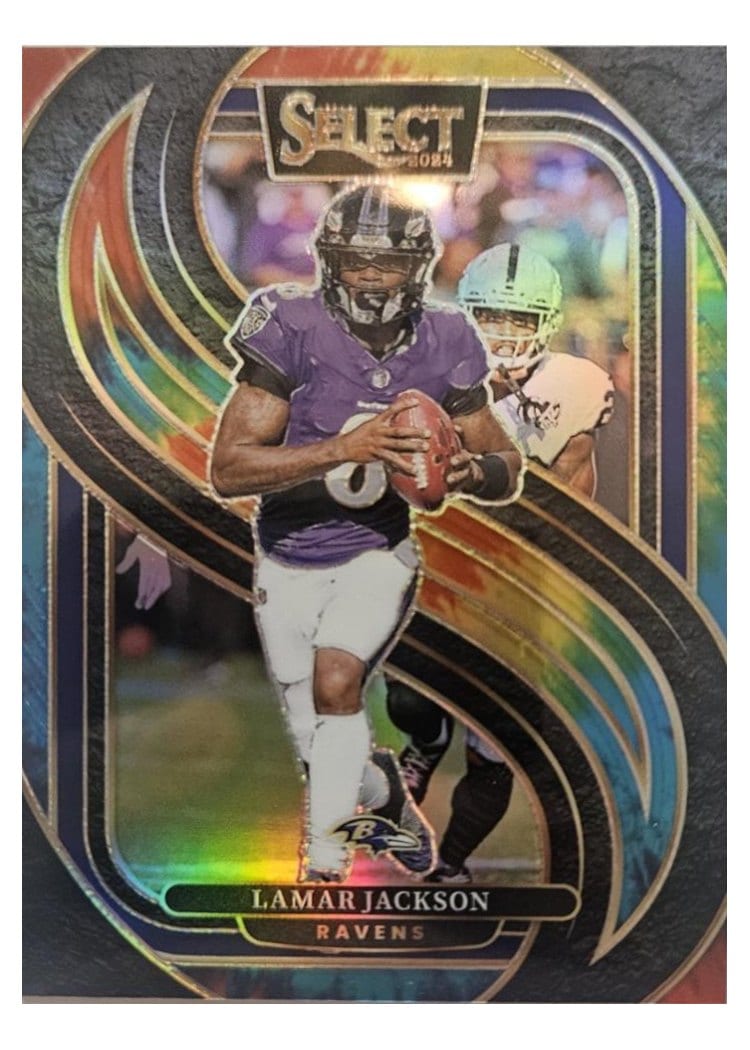 2024 Panini Select Lamar Jackson #121 card