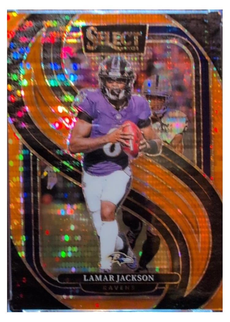 2024 Panini Select Lamar Jackson #121 card