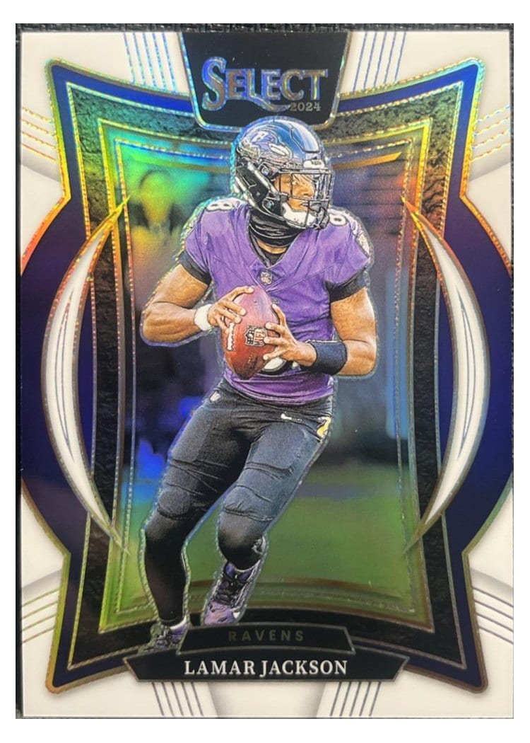 2024 Panini Select Lamar Jackson #35 card