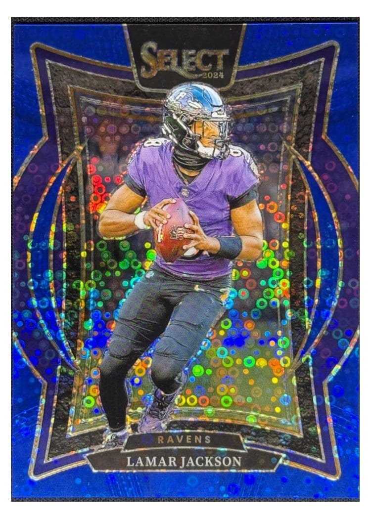 2024 Panini Select Lamar Jackson #35 card