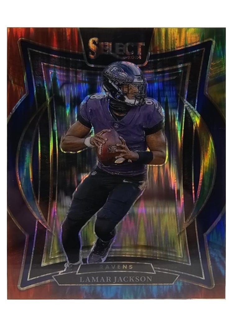 2024 Panini Select Lamar Jackson #35 card