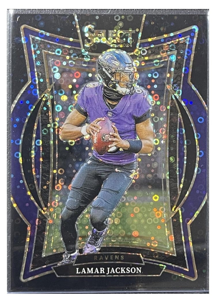 2024 Panini Select Lamar Jackson #35 card