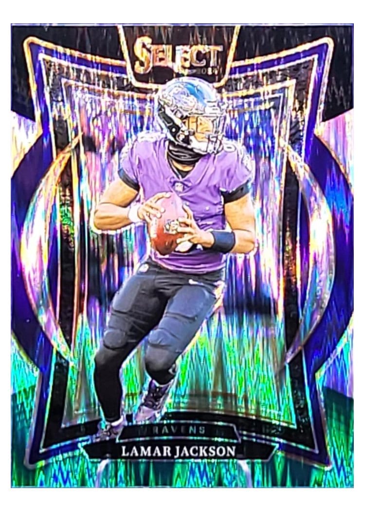 2024 Panini Select Lamar Jackson #35 card