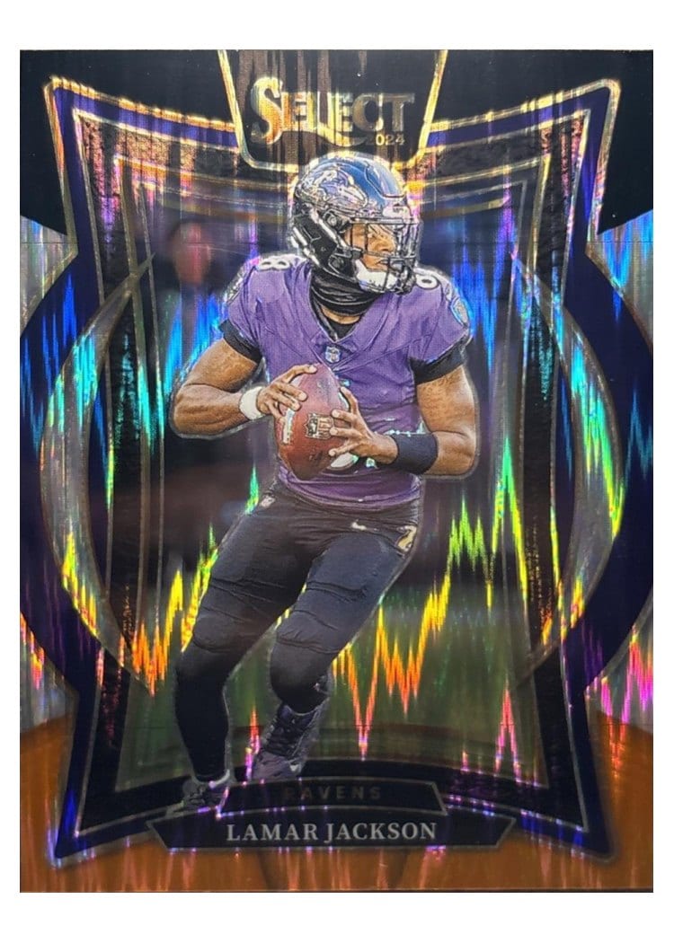 2024 Panini Select Lamar Jackson #35 card