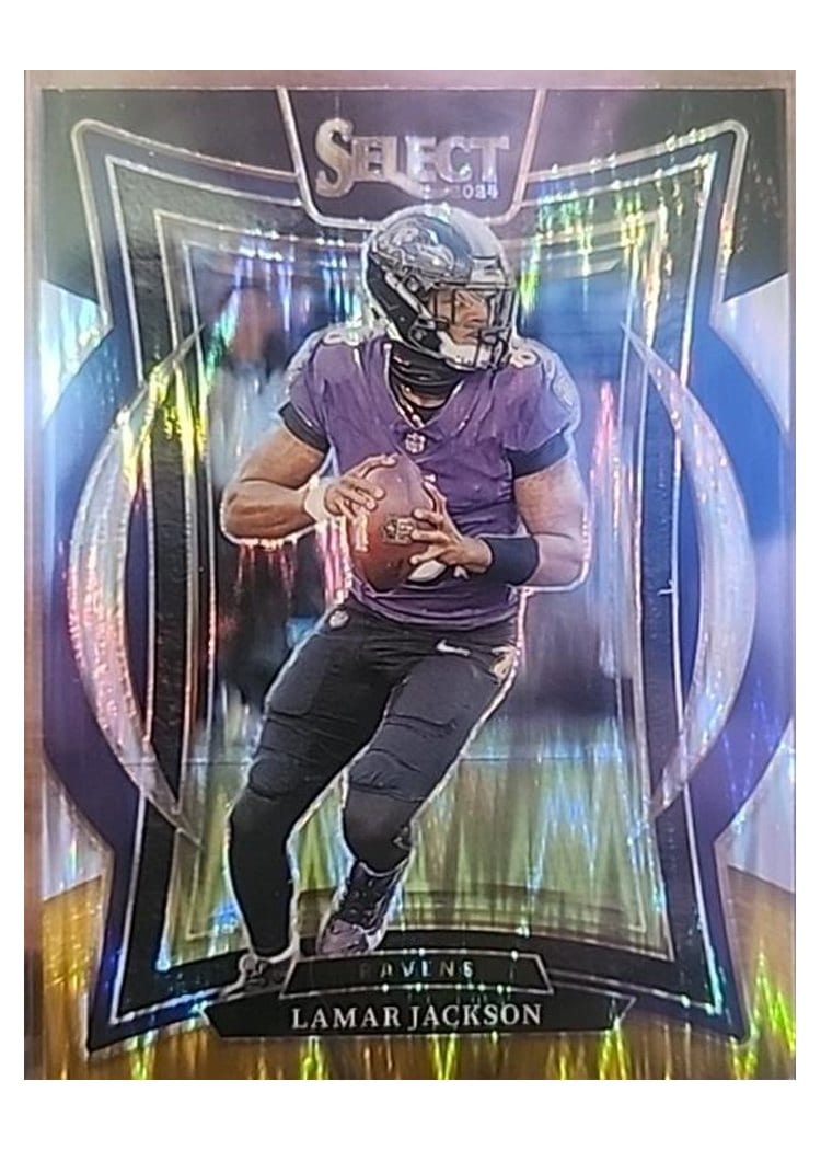2024 Panini Select Lamar Jackson #35 card