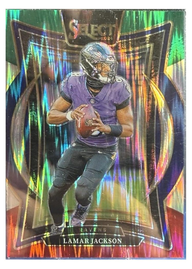 2024 Panini Select Lamar Jackson #35 card