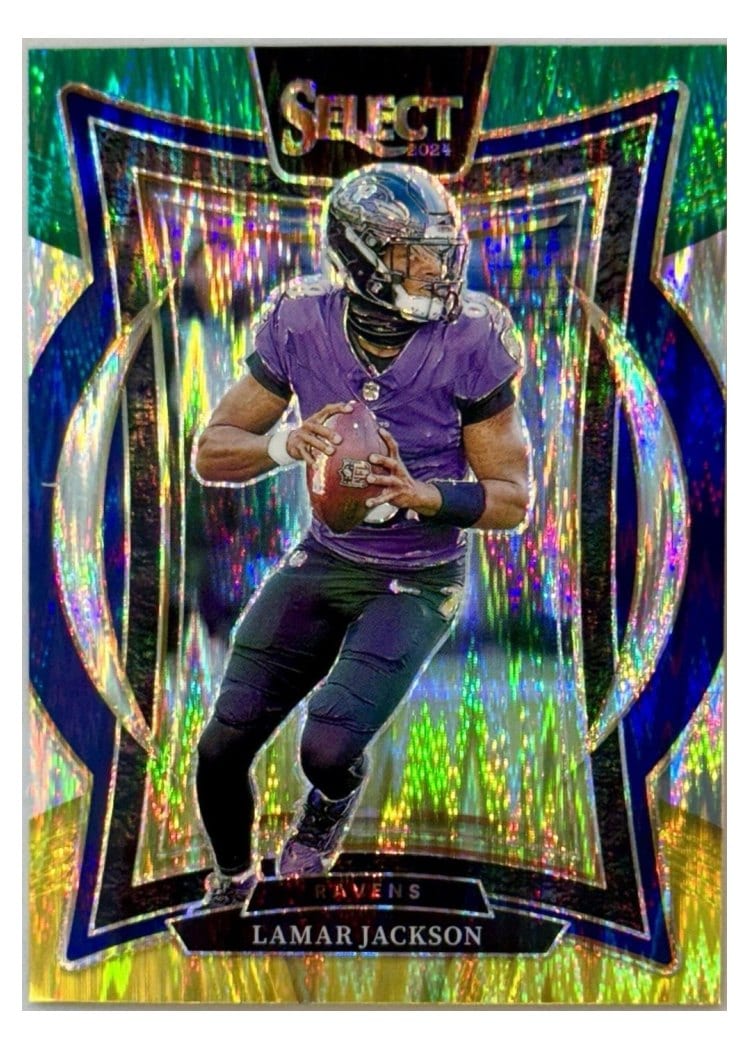 2024 Panini Select Lamar Jackson #35 card