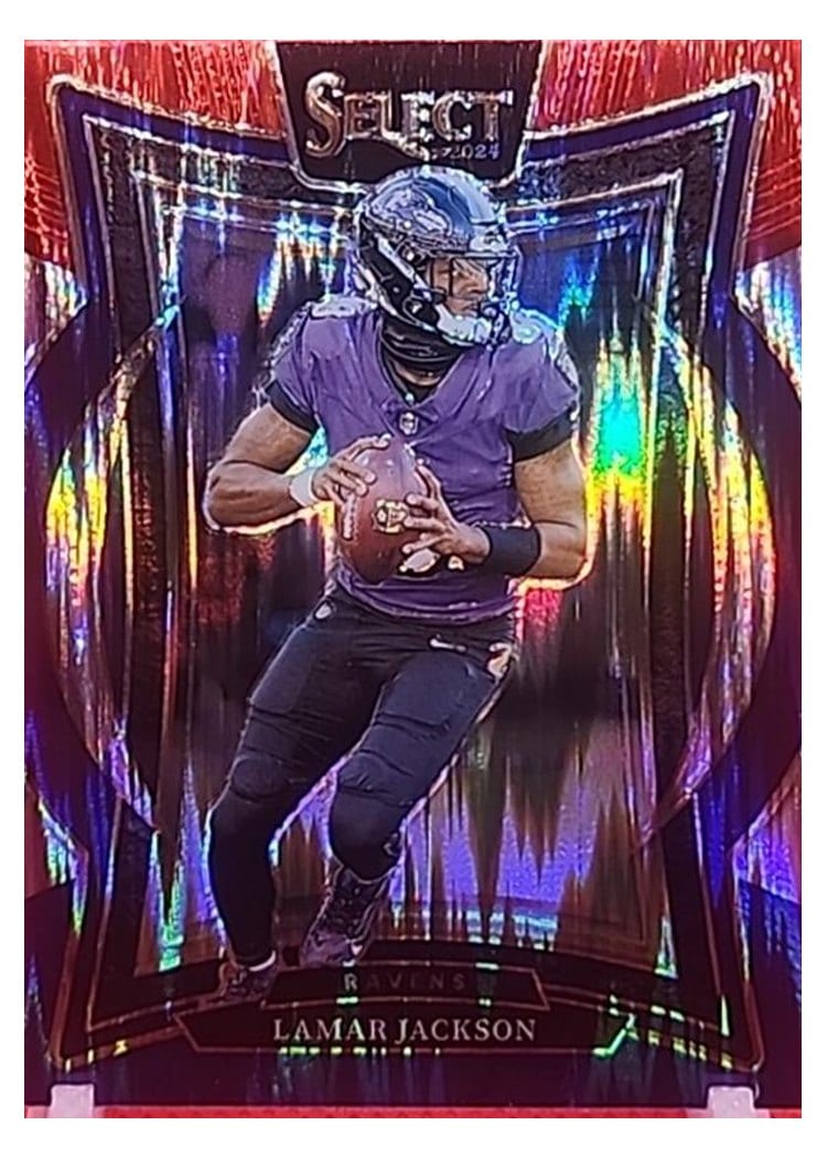 2024 Panini Select Lamar Jackson #35 card