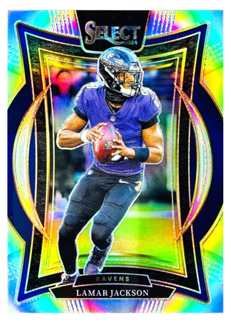 2024 Panini Select Lamar Jackson #35 card