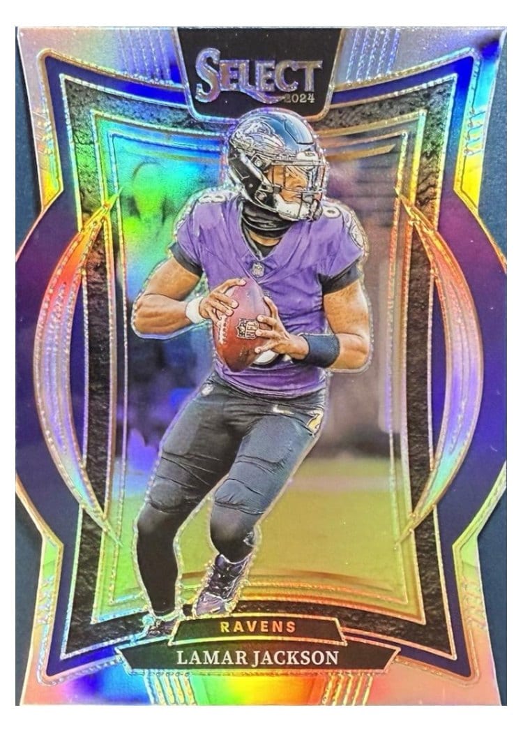 2024 Panini Select Lamar Jackson #35 card