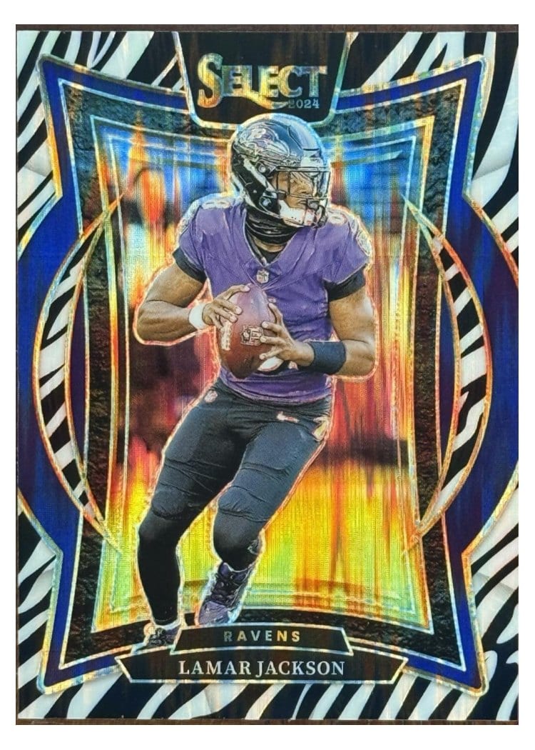 2024 Panini Select Lamar Jackson #35 card