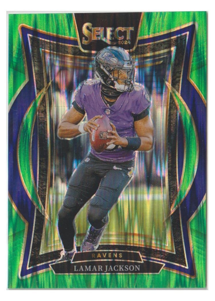 2024 Panini Select Lamar Jackson #35 card