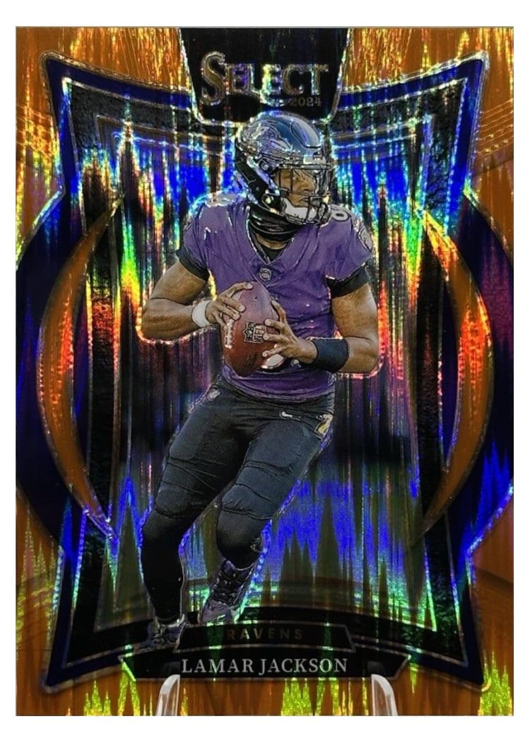 2024 Panini Select Lamar Jackson #35 card