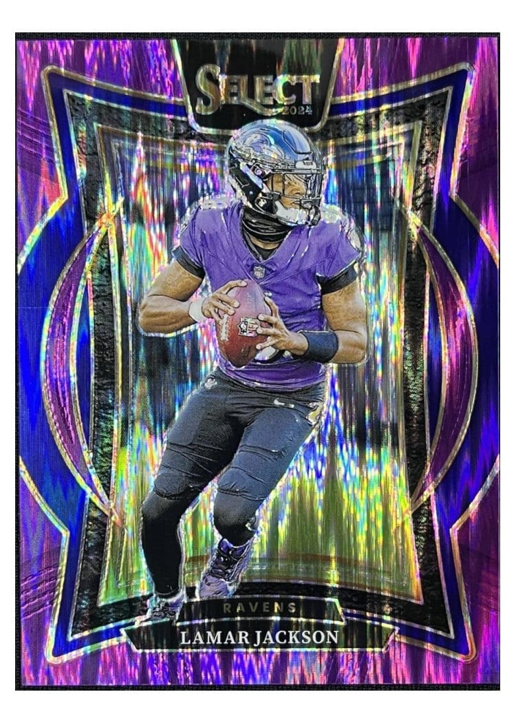 2024 Panini Select Lamar Jackson #35 card