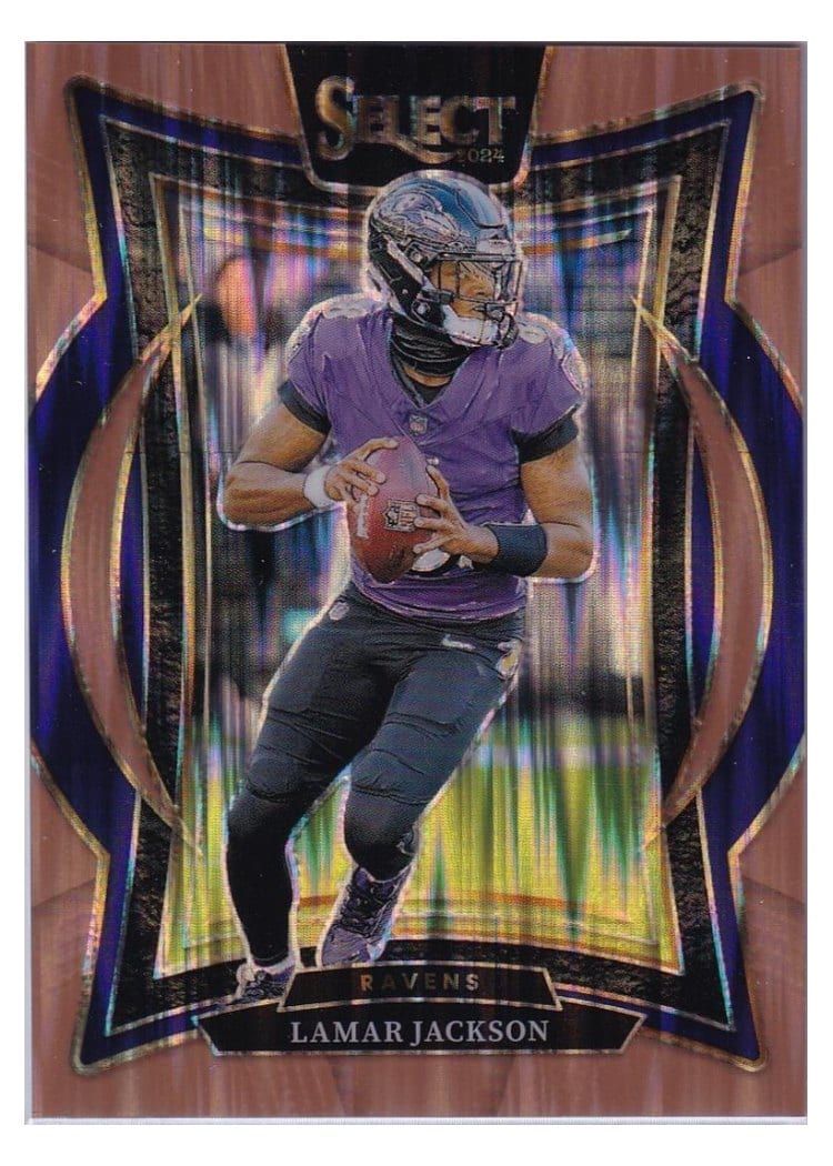 2024 Panini Select Lamar Jackson #35 card
