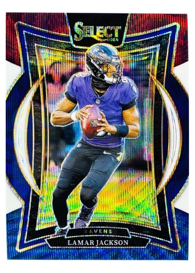 2024 Panini Select Lamar Jackson #35 card