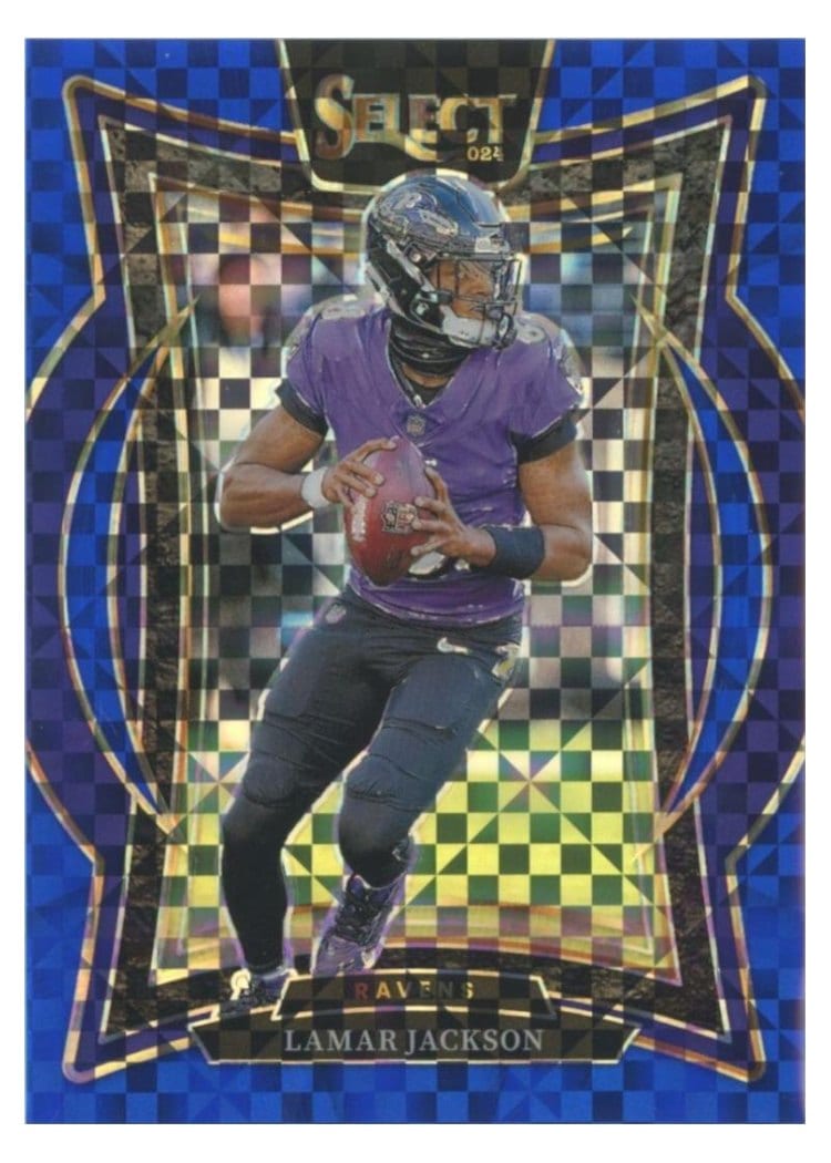2024 Panini Select Lamar Jackson #35 card