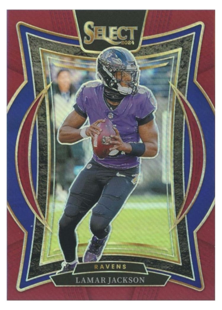 2024 Panini Select Lamar Jackson #35 card