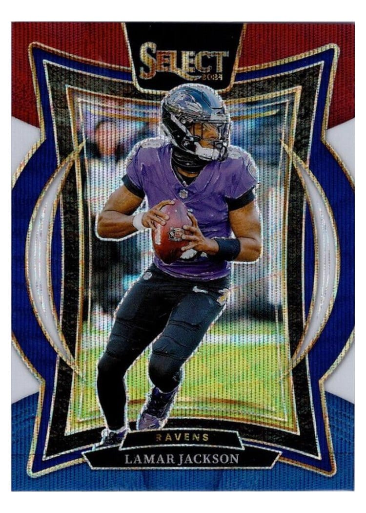 2024 Panini Select Lamar Jackson #35 card