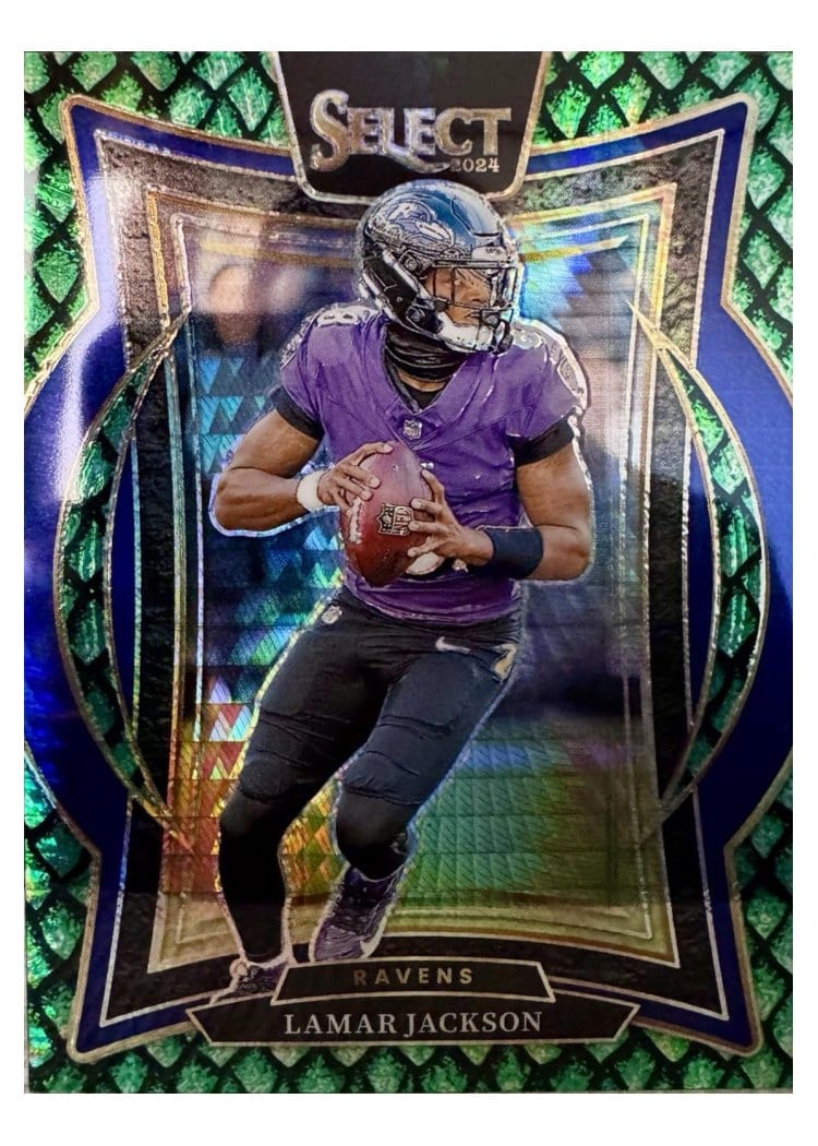2024 Panini Select Lamar Jackson #35 card