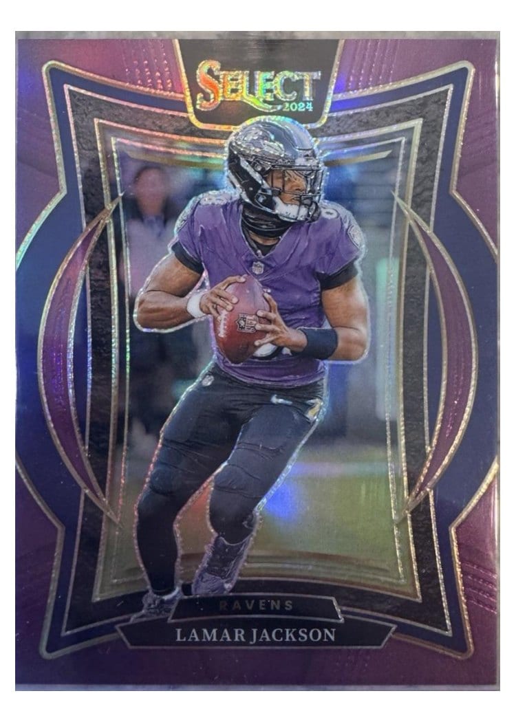 2024 Panini Select Lamar Jackson #35 card
