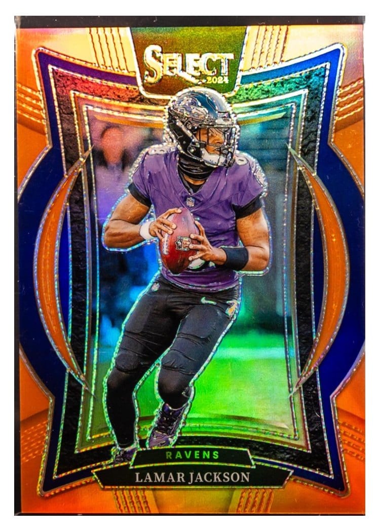 2024 Panini Select Lamar Jackson #35 card