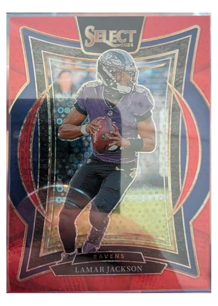 2024 Panini Select Lamar Jackson #35 card