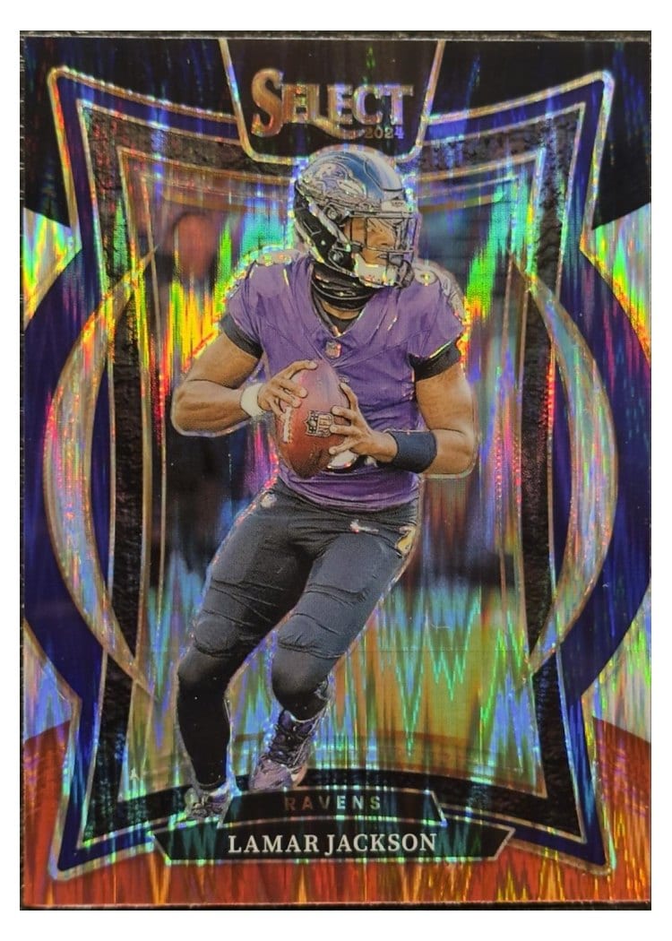 2024 Panini Select Lamar Jackson #35 card
