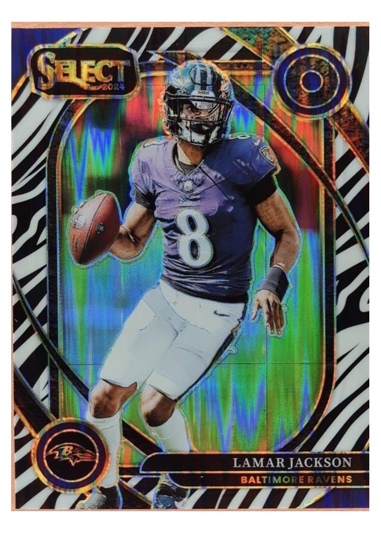 2024 Panini Select Base Set Lamar Jackson #227 card