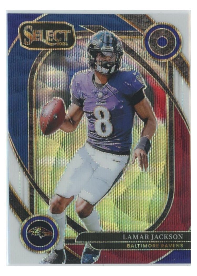 2024 Panini Select Base Set Lamar Jackson #227 card