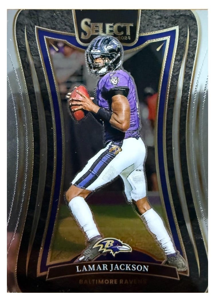 2024 Panini Select Base Set Lamar Jackson #386 card