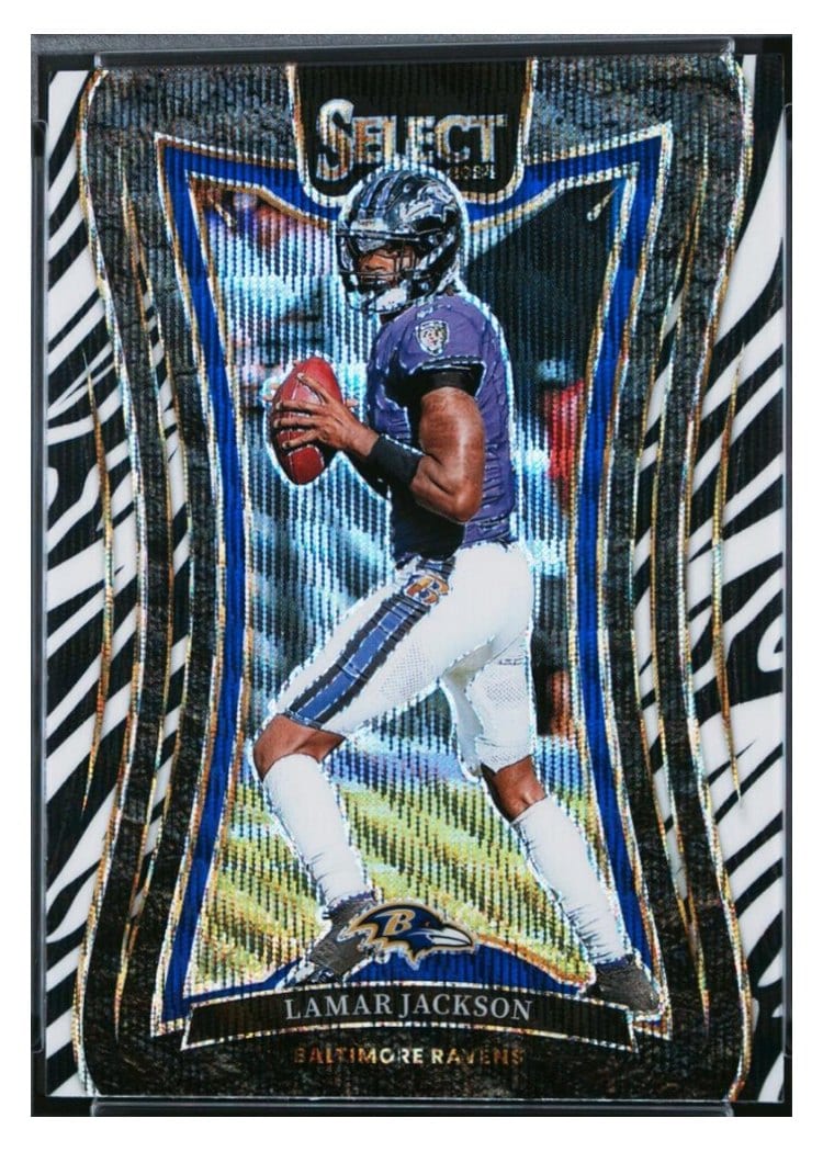 2024 Panini Select Base Set Lamar Jackson #386 card