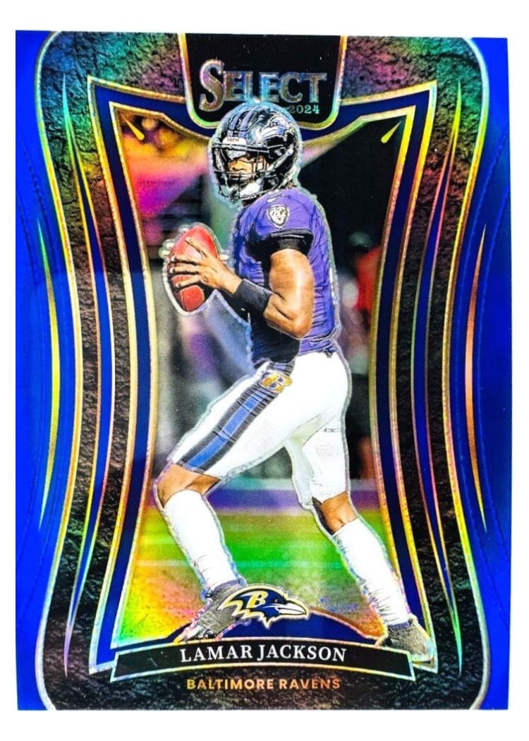 2024 Panini Select Base Set Lamar Jackson #386 card